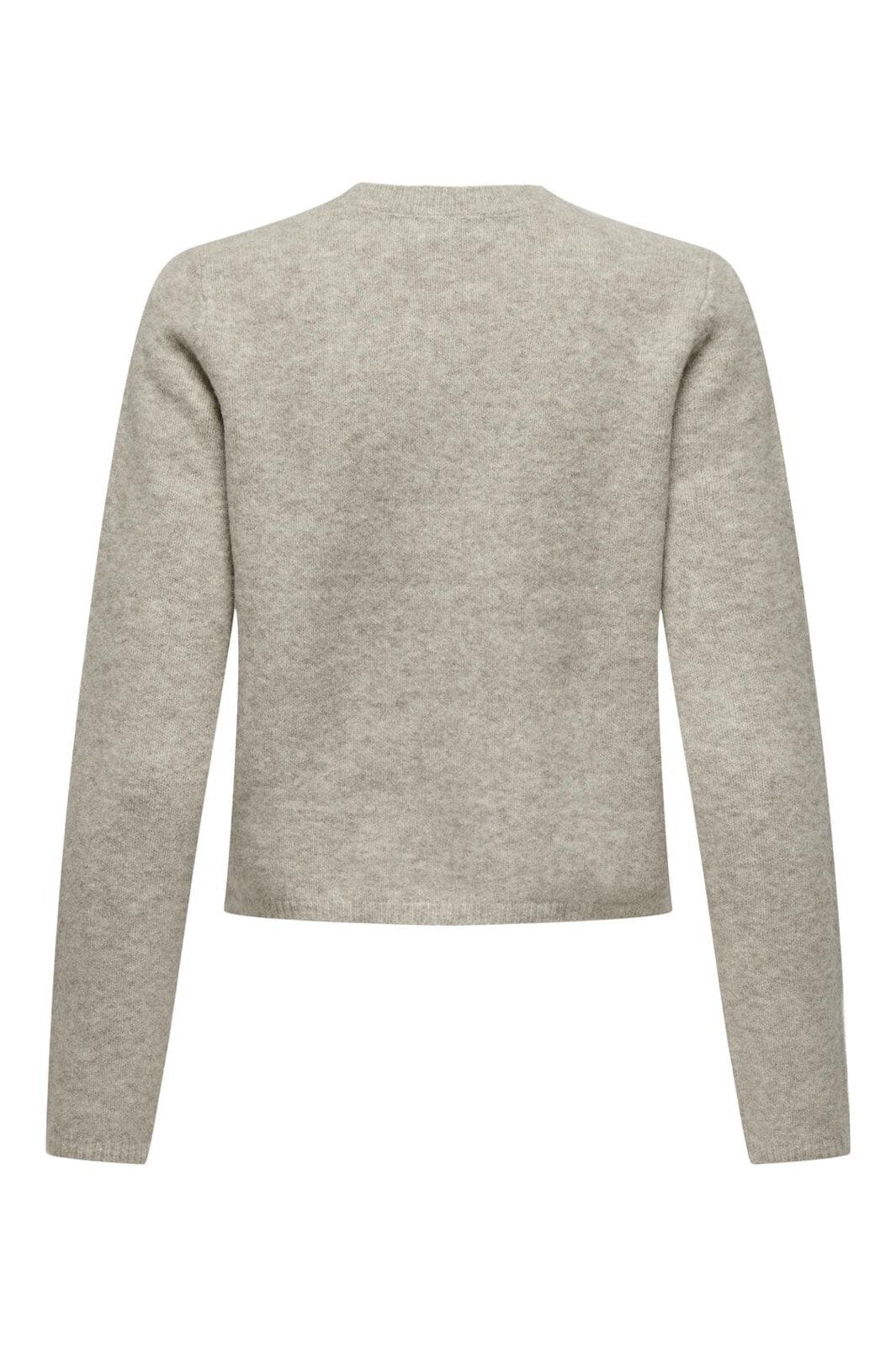 JDY - Jdychloe Life L/S Cardigan Knt - 4571127 Turtledove Melange