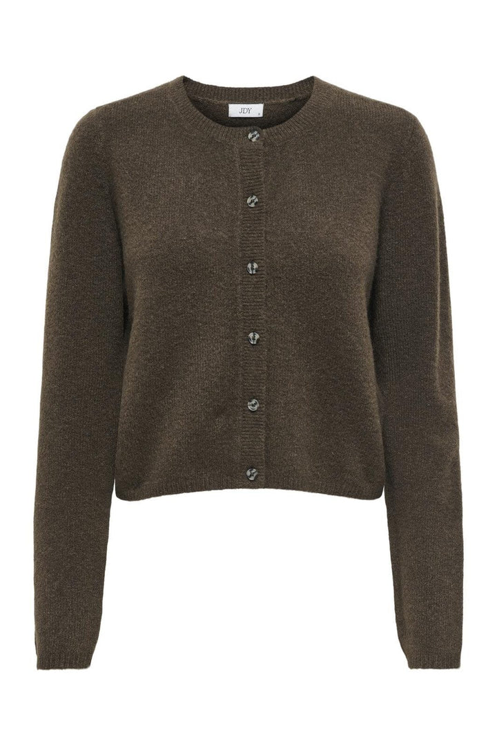 JDY - Jdychloe Life L/S Cardigan Knt - 4838281 Slate Black Melange