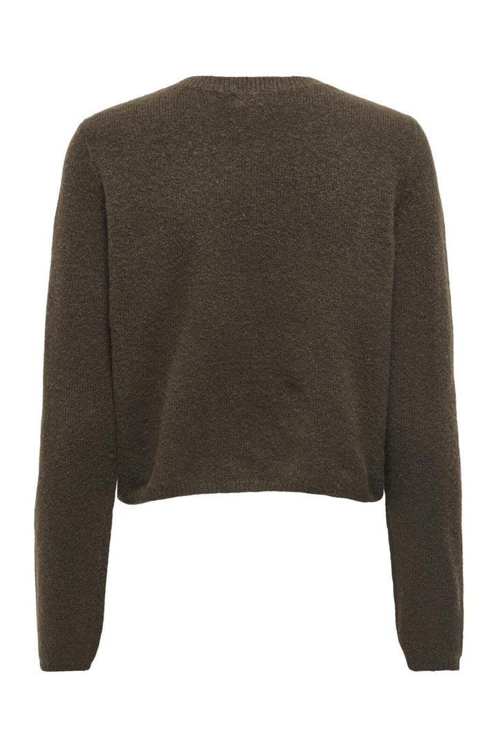 JDY - Jdychloe Life L/S Cardigan Knt - 4838281 Slate Black Melange