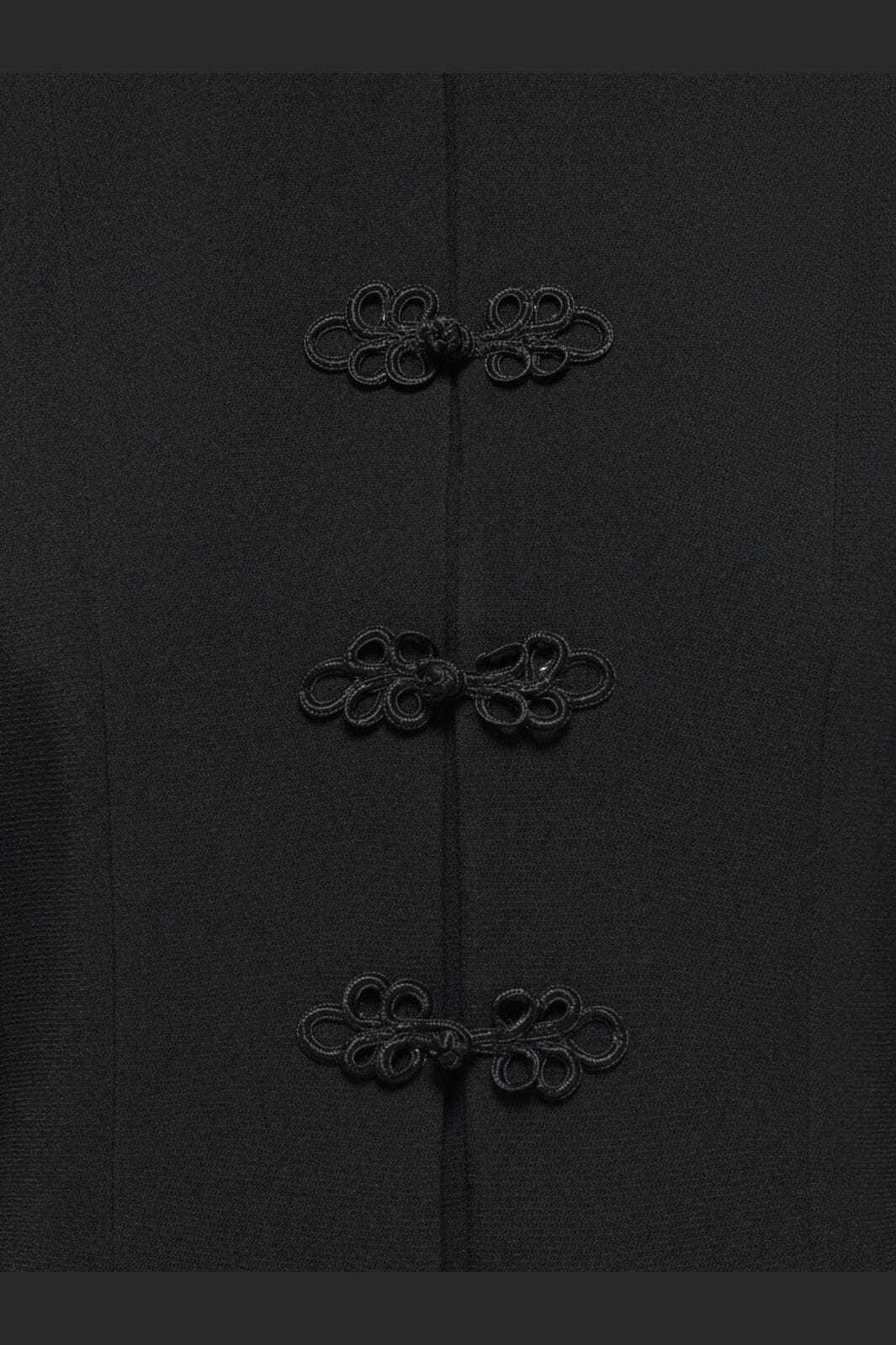 JDY - Jdydusin L/S Mandarin Detail Blazer - 5251603 Black
