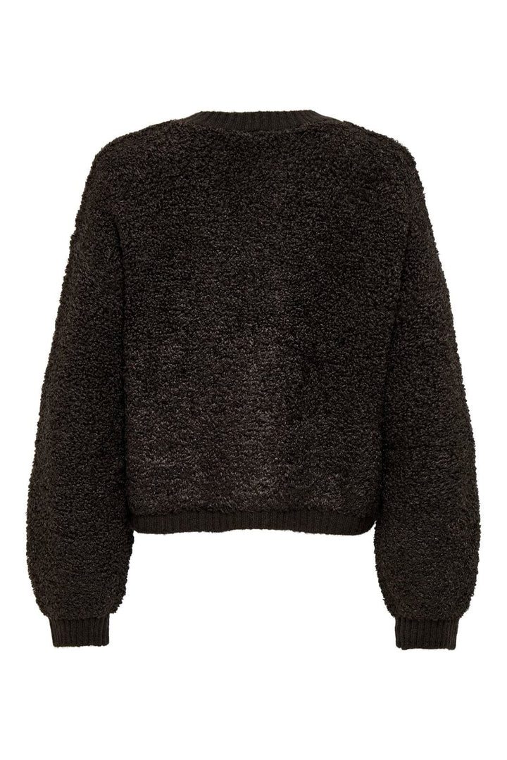JDY - Jdyeira Life L/S Oneck Cardigan Knt - 4985919 Chocolate Torte