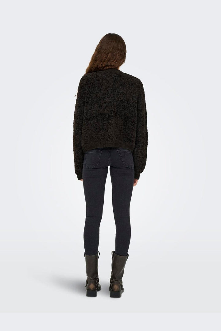 JDY - Jdyeira Life L/S Oneck Cardigan Knt - 4985919 Chocolate Torte