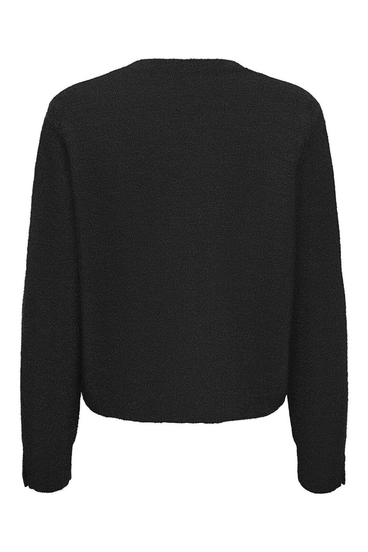 JDY - Jdyhoney Life L/S O-Neck Pullover Knt - 4931983 Black