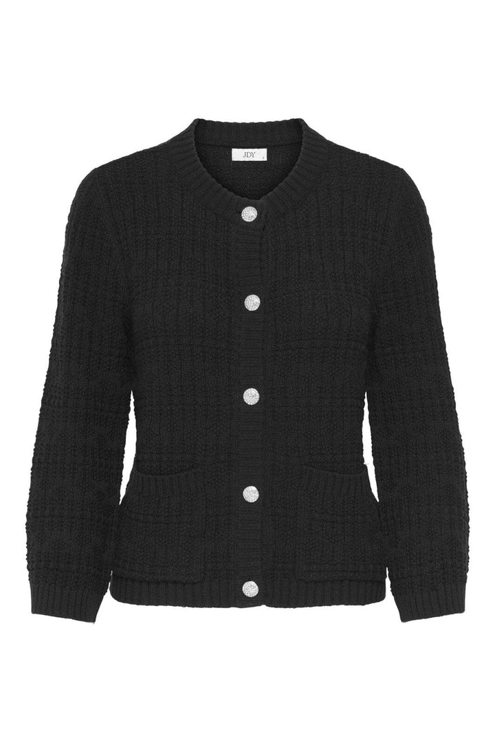 JDY - Jdyjanne 3/4 O-Neck Cardigan Knt - 4863855 Black