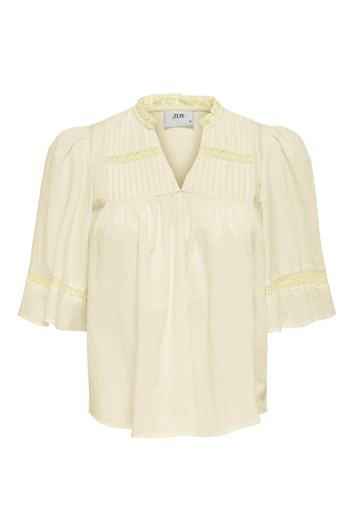 JDY - Jdyjulie 2/4 Lace Detail Top - 5026891 Pear Sorbet