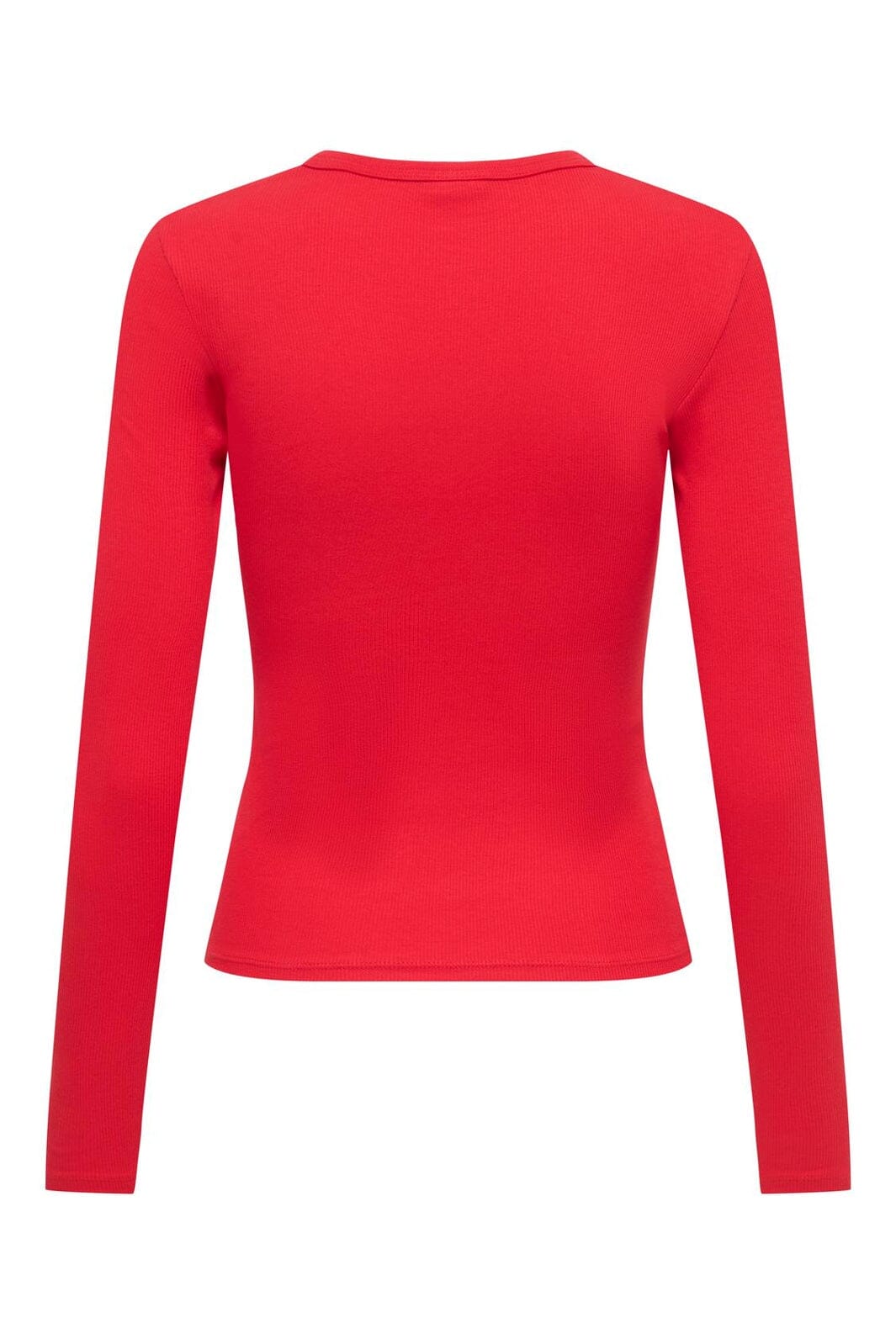 JDY - Jdylucky L/S O Neck New Top - 5201744 Racing Red