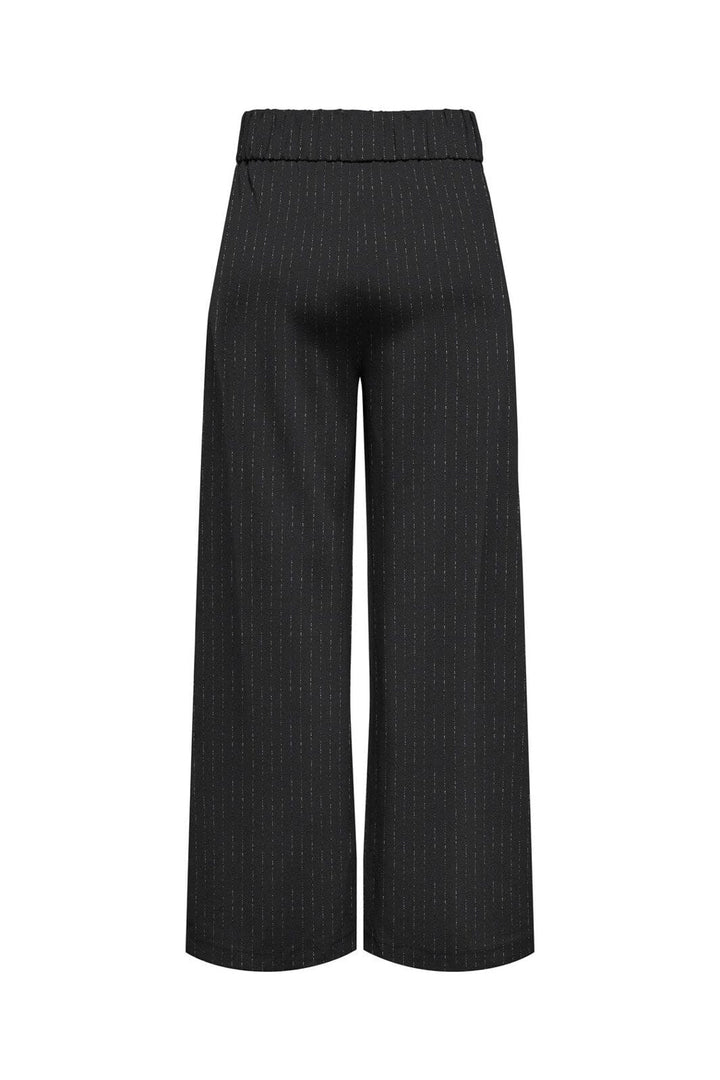 JDY - Jdymary Geggo One Lurex Pant - 4689540 Black Silver Pinstripe
