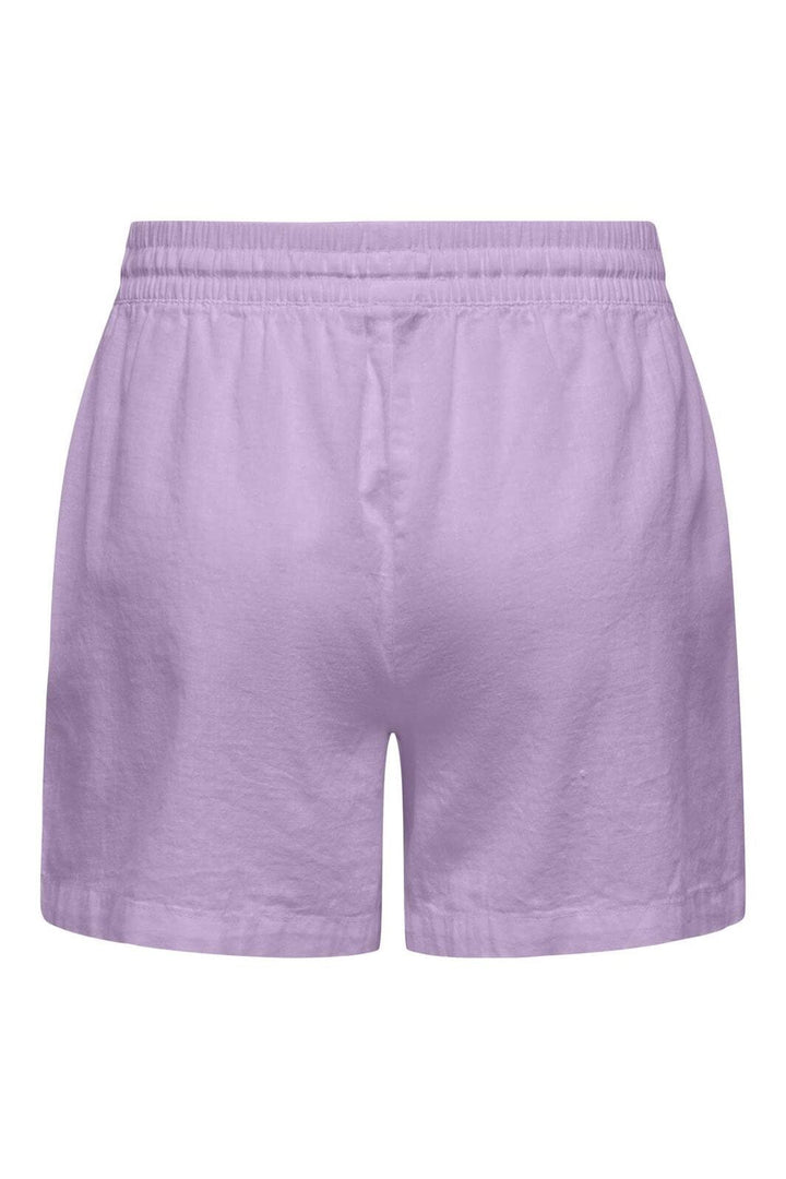 JDY - Jdymila Linen Shorts - 4800095 Orchid Bloom