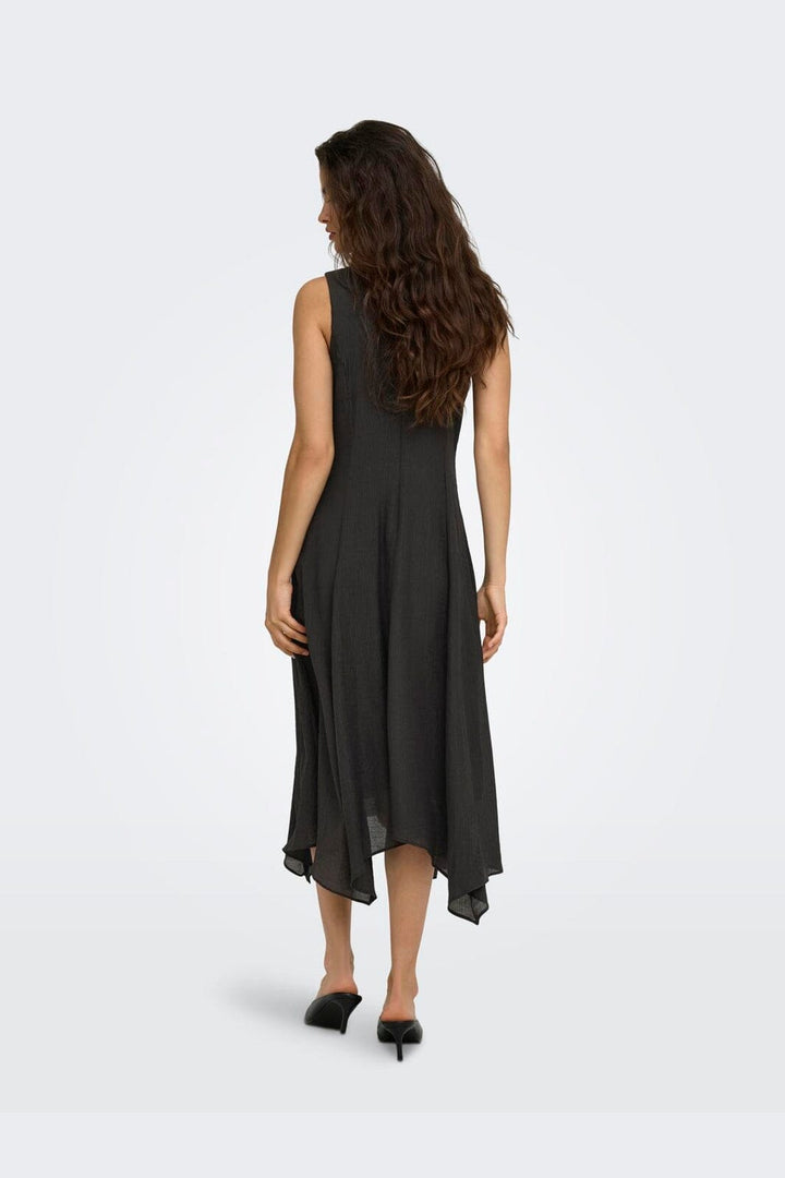 JDY - Jdymyrna S/L Ancle Dress - 5200563 Chocolate Torte