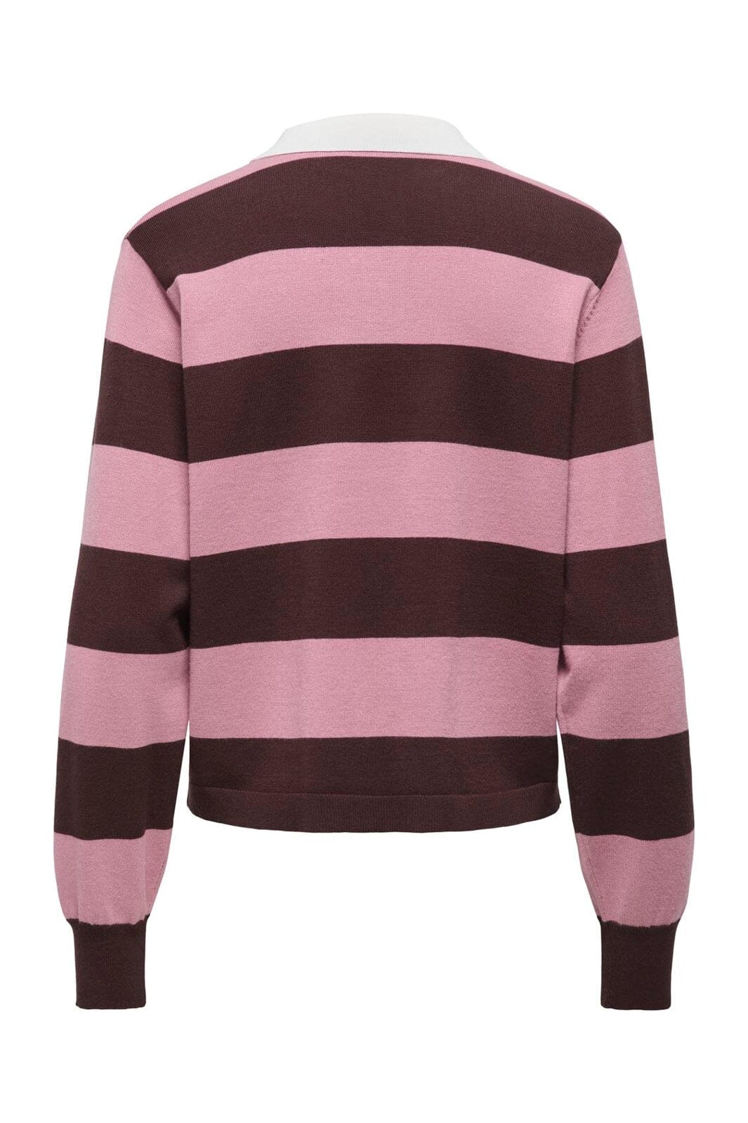 JDY - Jdynaima L/S Polo Pullover Knt - 5077092 Chicory Coffee W. Lilas