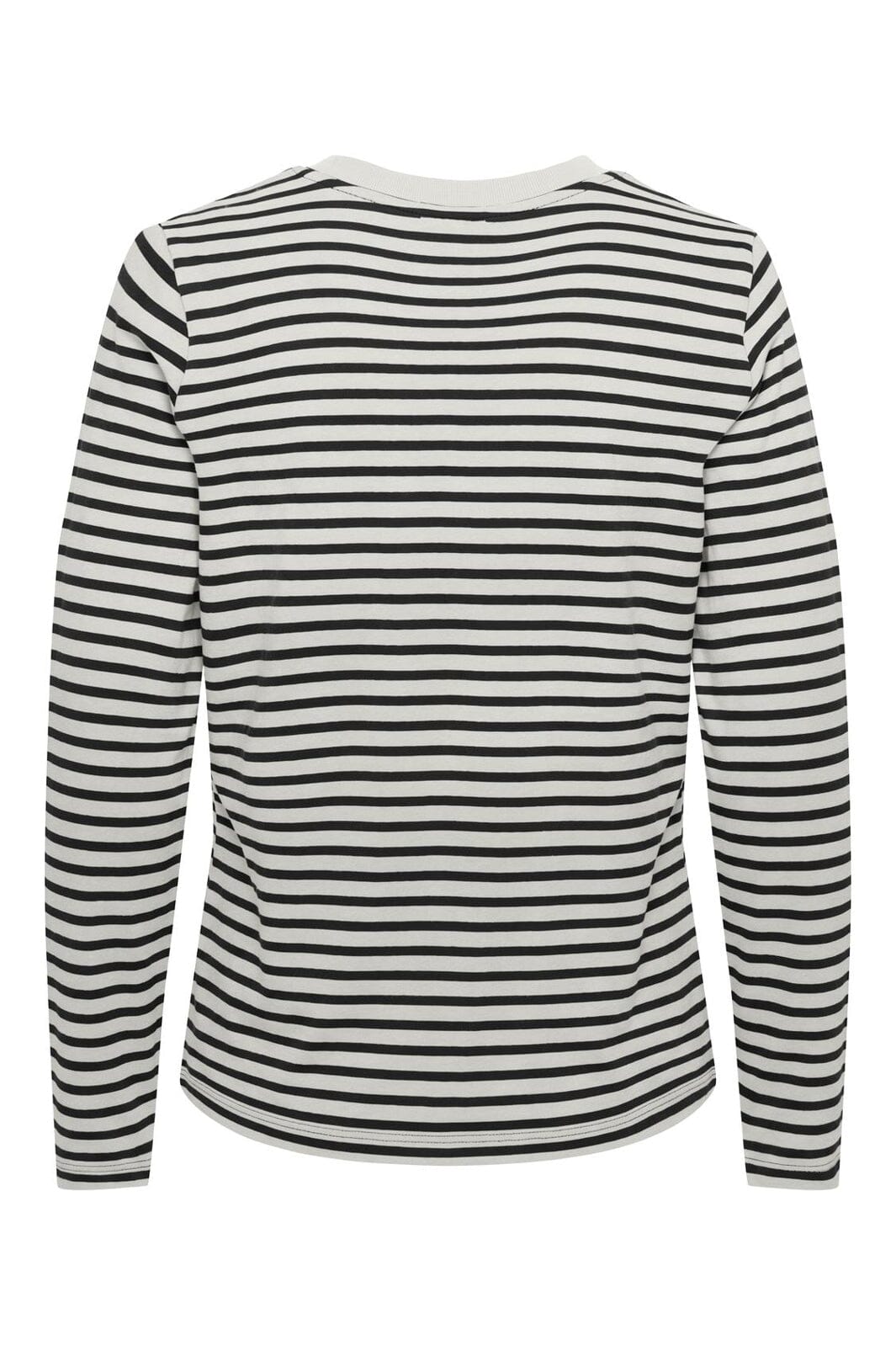 JDY - Jdypisa L/S Print Top - 5205688 Cloud Dancer New Stripe Black W Bs Heart