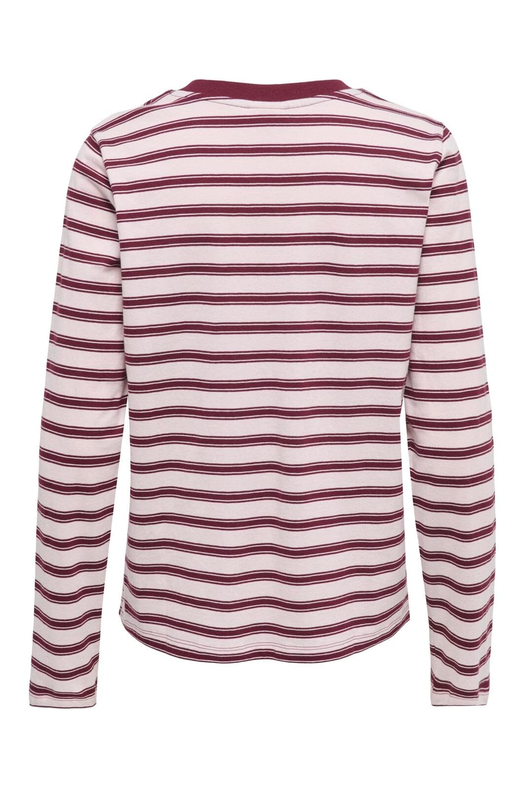 JDY - Jdypisa L/S Print Top - 5212488 Chalk Pink Chelsea Stripe + Bs Heart