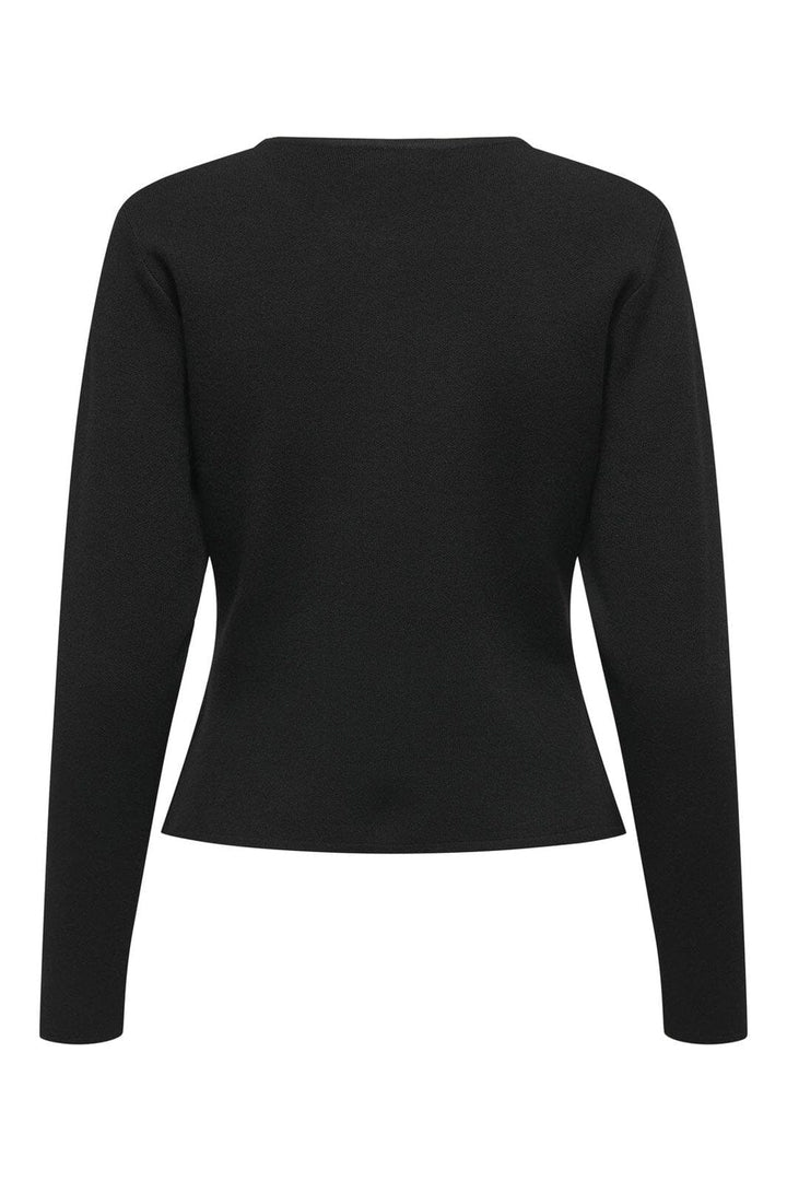 JDY - Jdyprime Life L/S On Fitted Cardigan Knt - 4875934 Black