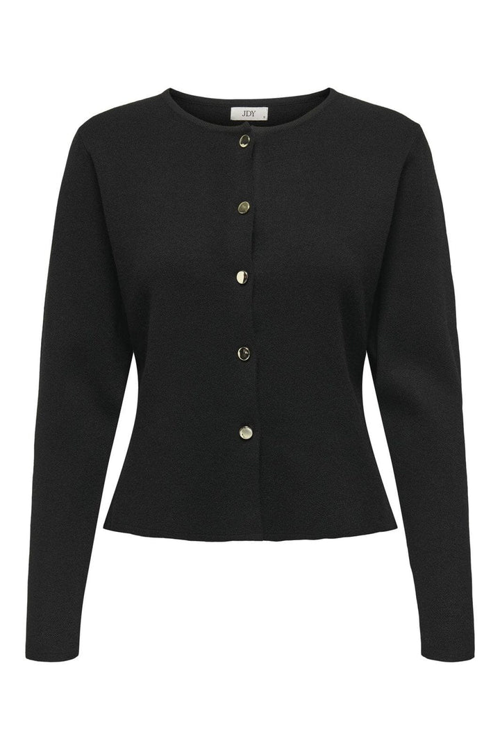 JDY - Jdyprime Life L/S On Fitted Cardigan Knt - 4875934 Black