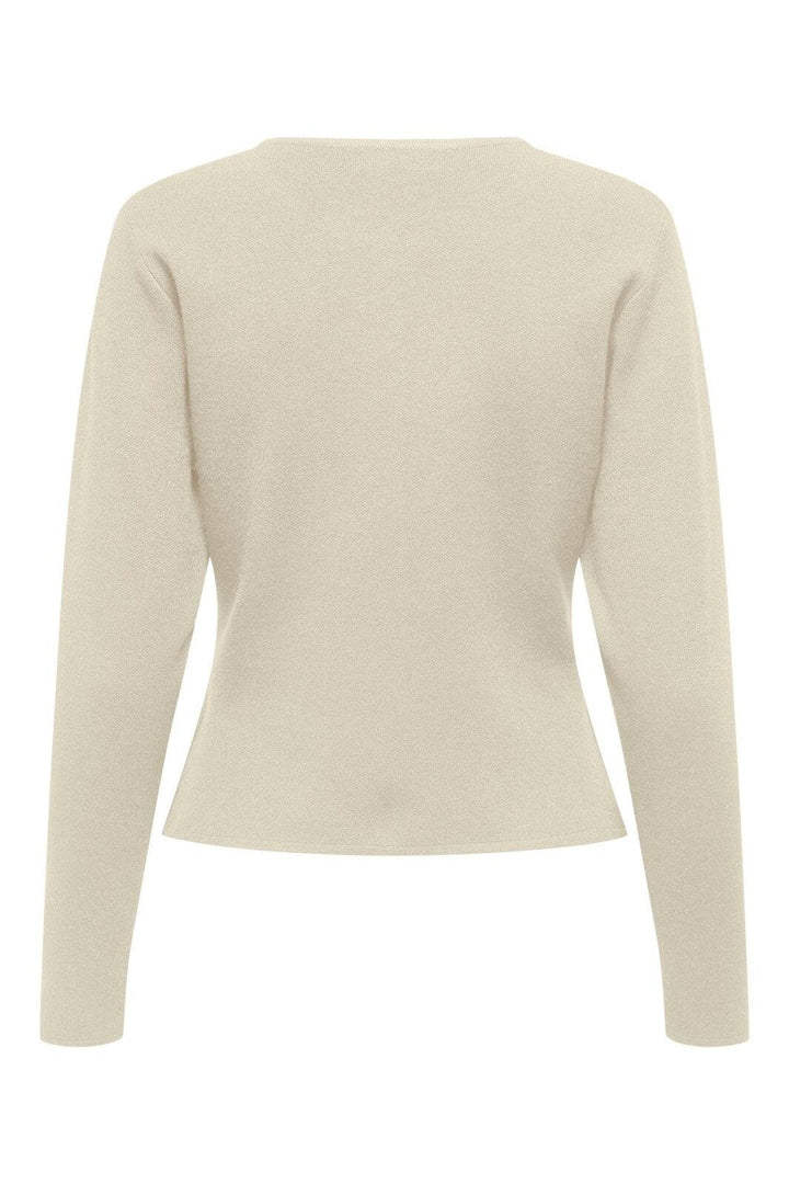 JDY - Jdyprime Life L/S On Fitted Cardigan Knt - 4931962 Whitecap Gray