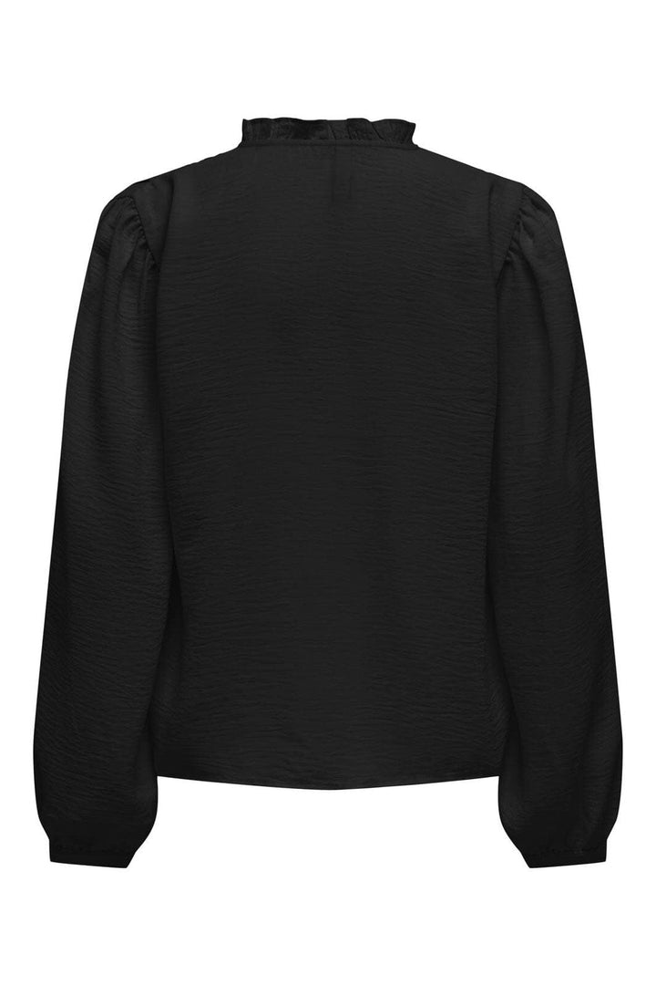 JDY - Jdyrachel Life L/S Pintuck Top - 4505027 Black