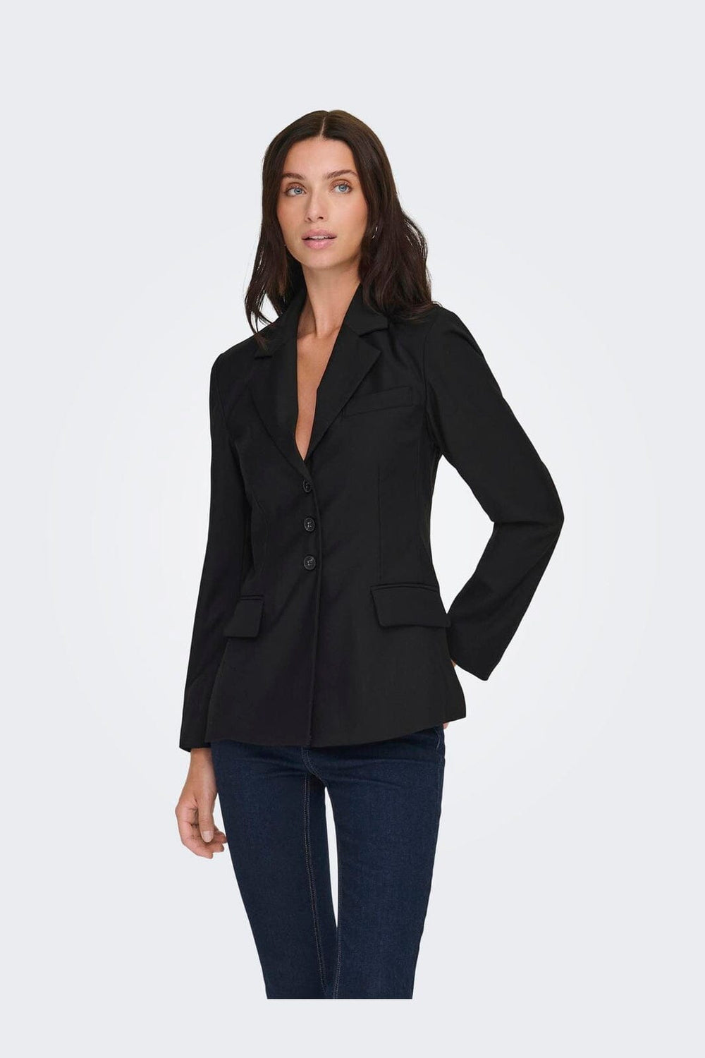 JDY - Jdysadie L/S Fitted Blazer Tlr - 4909864 Black