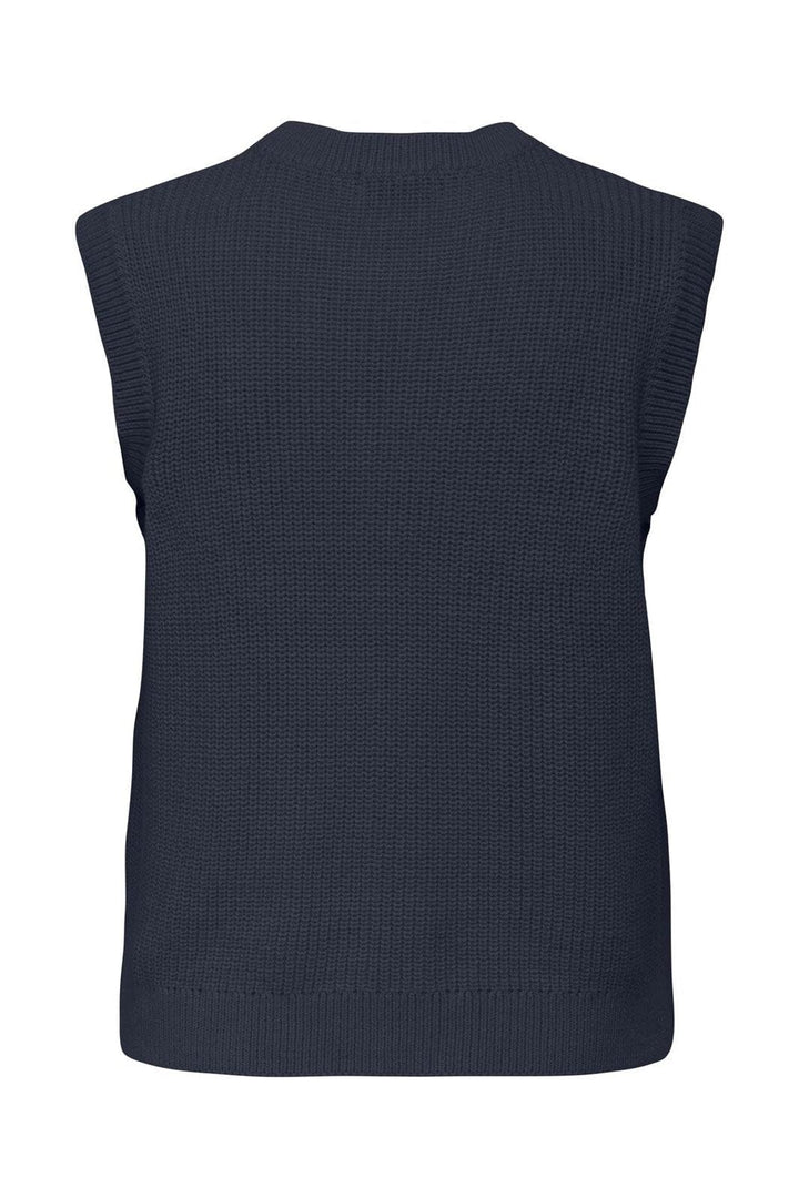 JDY - Jdystella S/L O-Neck Vest Knt - 4907532 Total Eclipse