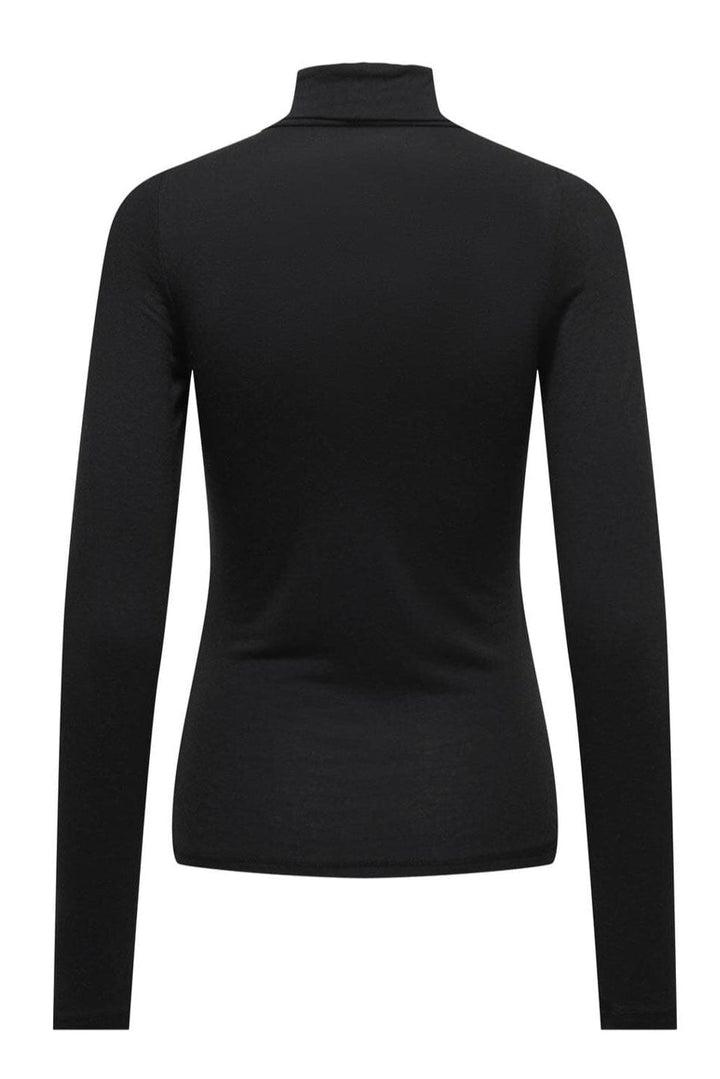 JDY - Jdysuma Woolblend L/S Rollneck Top - 4399298 Black