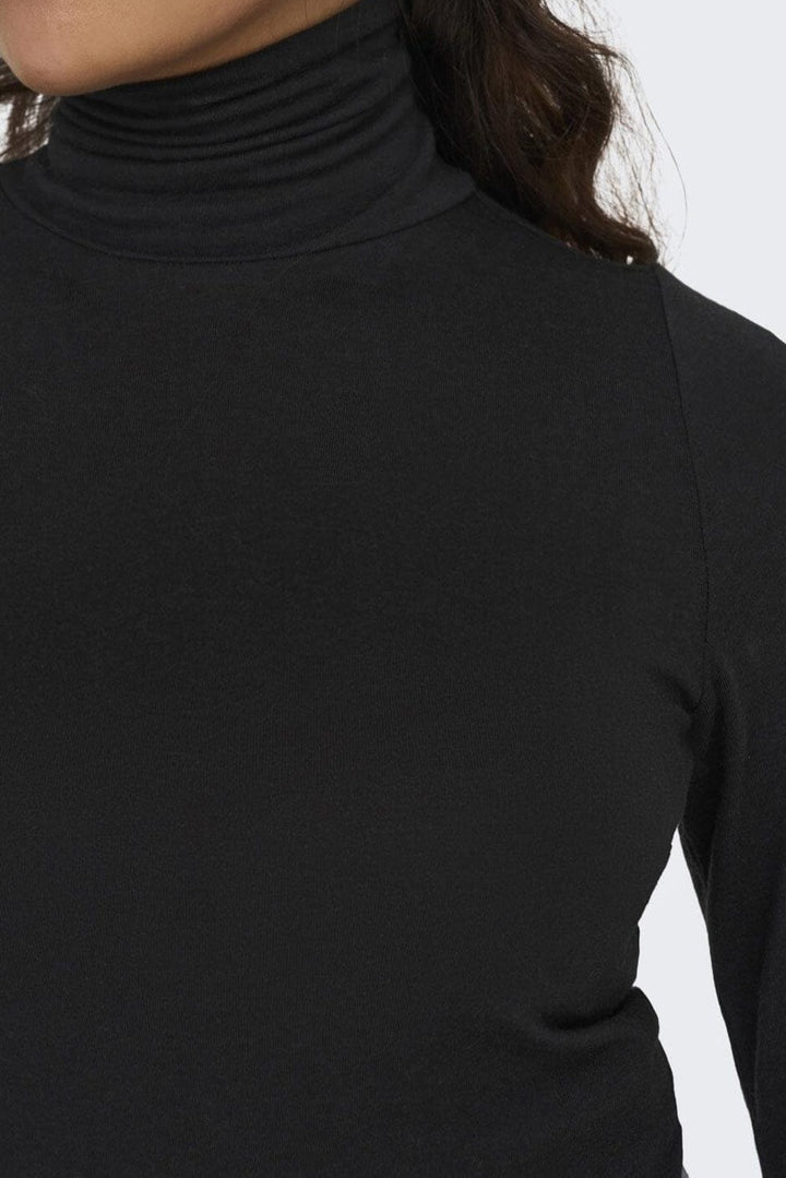 JDY - Jdysuma Woolblend L/S Rollneck Top - 4399298 Black