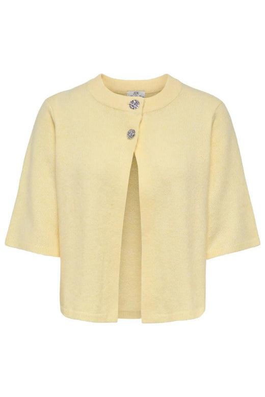 JDY - Jdysuper 2/4 Cardigan Knt - 5086561 French Vanilla Silver Button Cardigans 