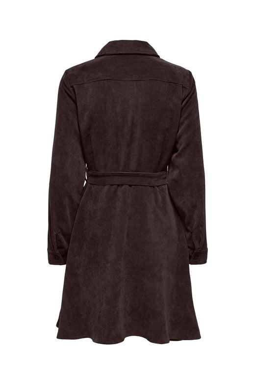 JDY - Jdyulla Ohio L/S Dress Dia - 5143844 Chocolate Torte