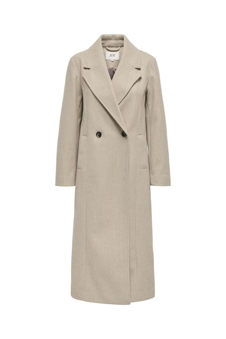 JDY - Jdyviola X-Long Coat Hab - 4556615 Nature Melange