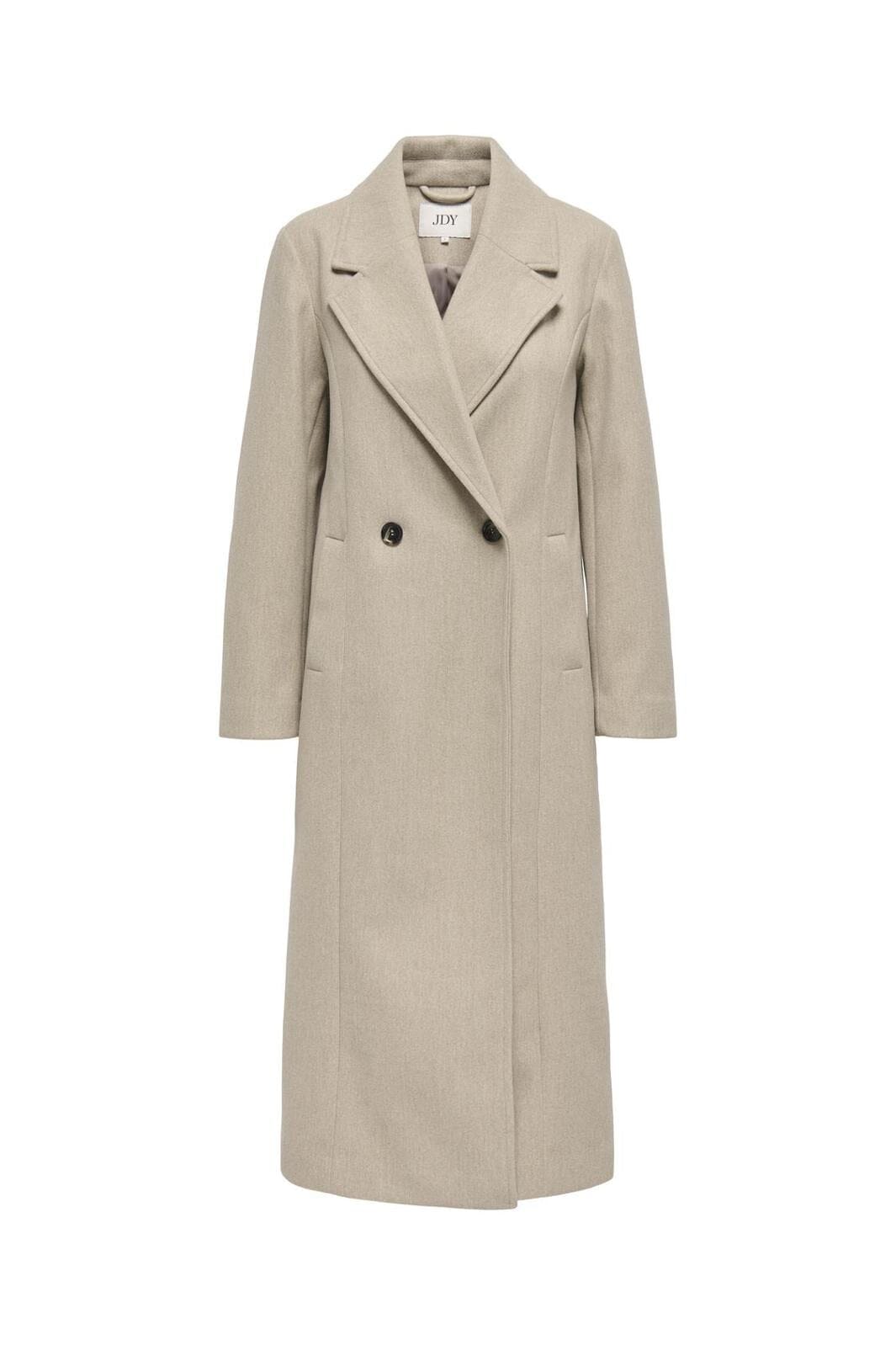 JDY - Jdyviola X-Long Coat Hab - 4556615 Nature Melange