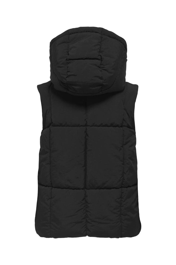 JDY - Jdywonder Short Hood Waistcoat Sij - 4814368 Black
