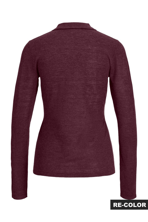 Jjxx - Jxalberte Polo Neck Knit - 5120814 Winetasting