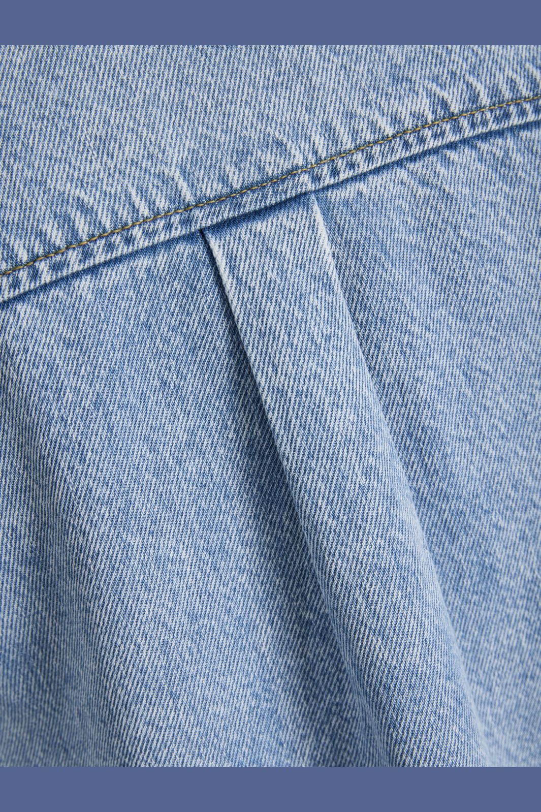 Jjxx - Jxamara Sille Ss Short Dress Sn - 4907322 Light Blue Denim