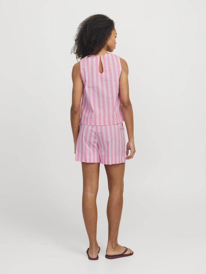 Jjxx - Jxava Poplin Sl Top - 4652000 Morning Glory Striped