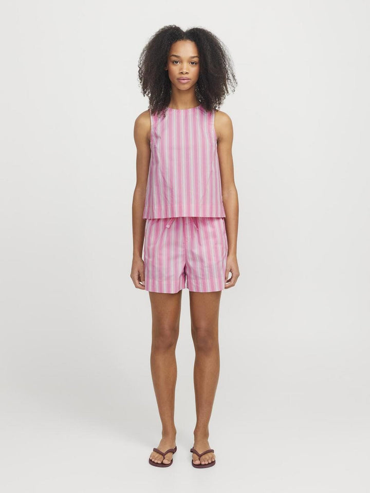 Jjxx - Jxava Poplin Sl Top - 4652000 Morning Glory Striped