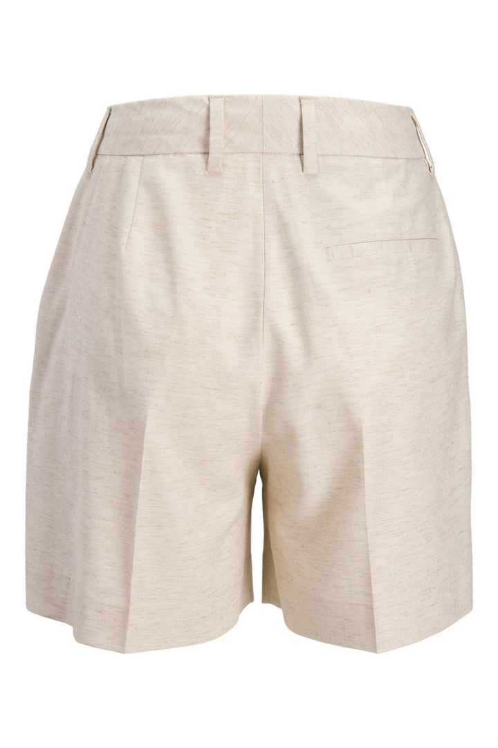Jjxx - Jxaya Structured Wide Shorts Tlr Sn - 4919610 Feather Gray White Melange
