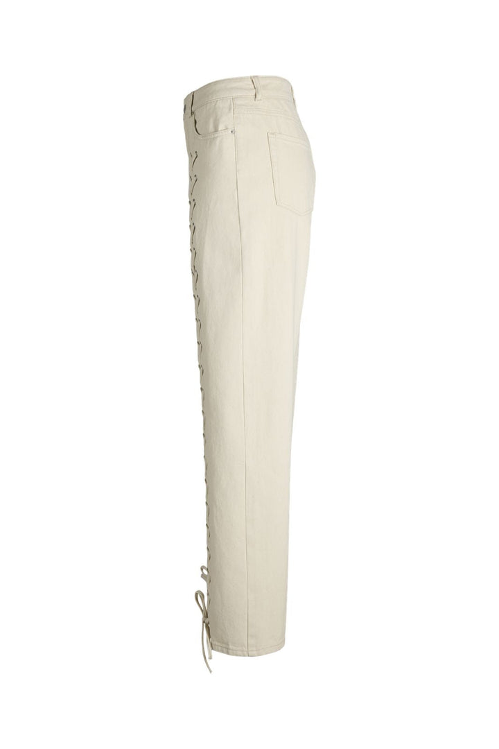 Jjxx - Jxaya Tokyo Lace Up Pant - 4921441 Ecru