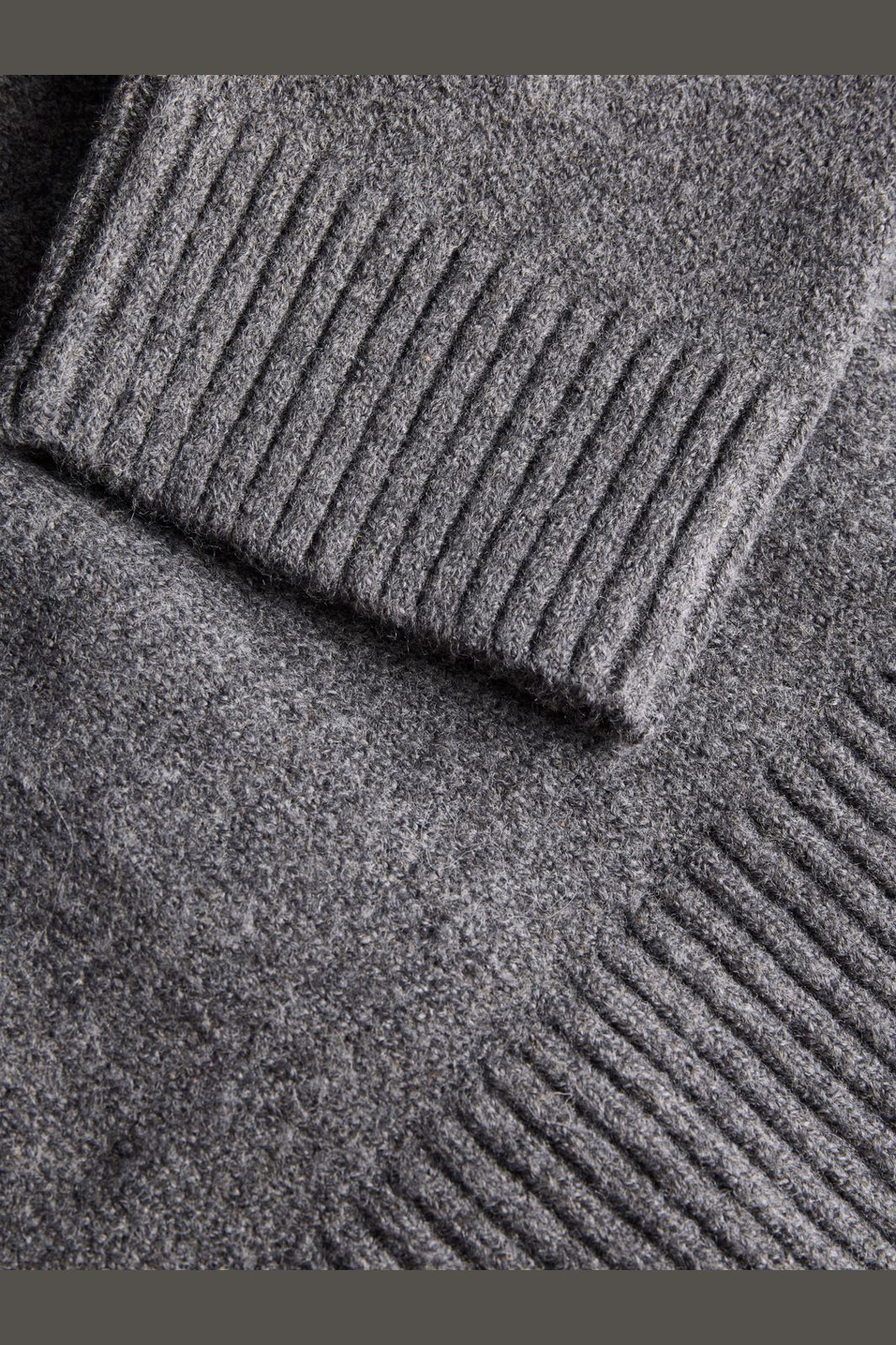 Jjxx - Jxcharlie High Neck Knit - 5057148 Dark Grey Melange