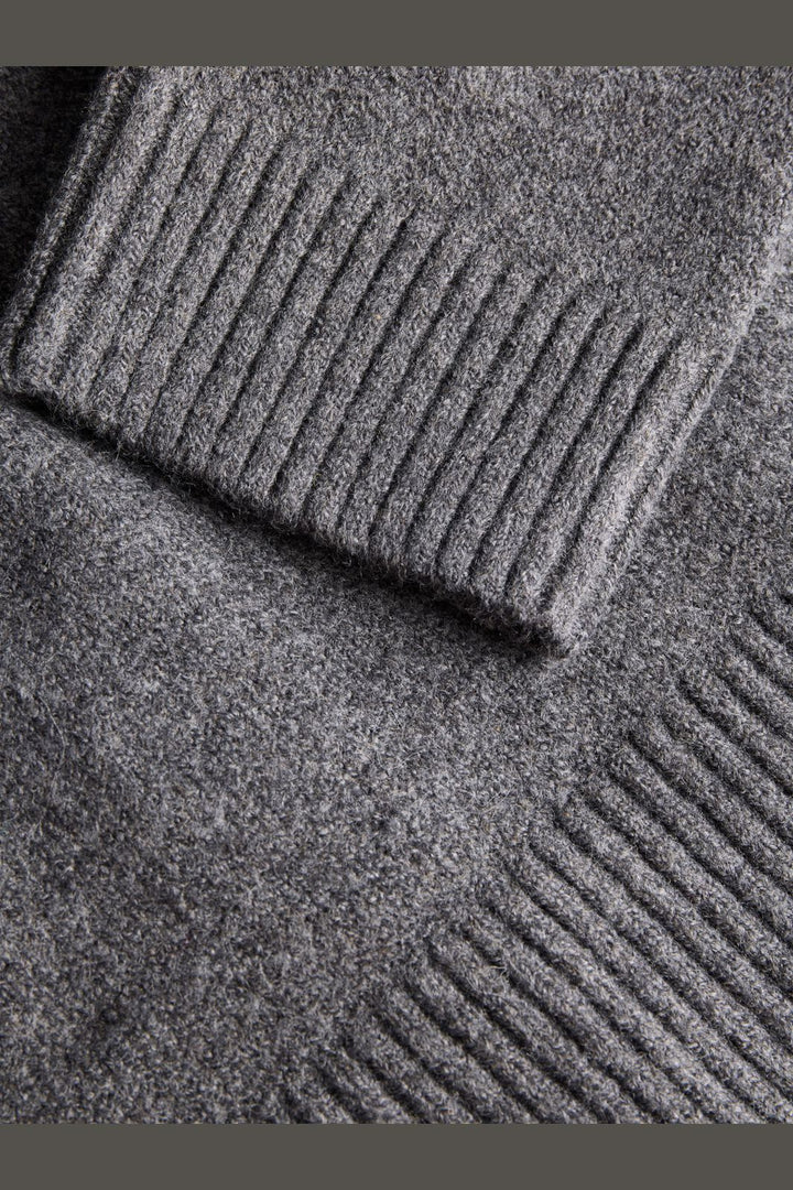 Jjxx - Jxcharlie High Neck Knit - 5057148 Dark Grey Melange