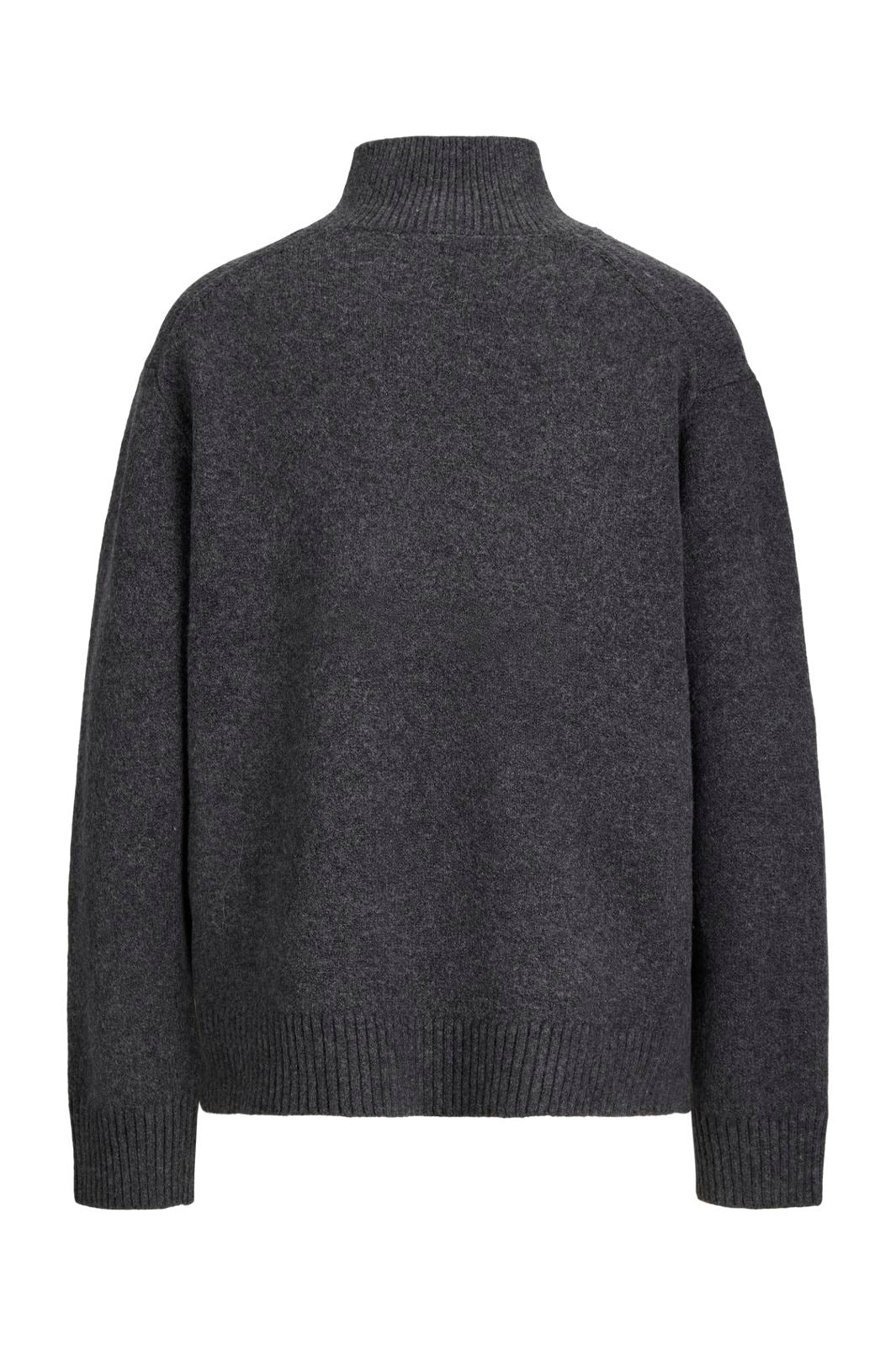 Jjxx - Jxcharlie High Neck Knit - 5057148 Dark Grey Melange