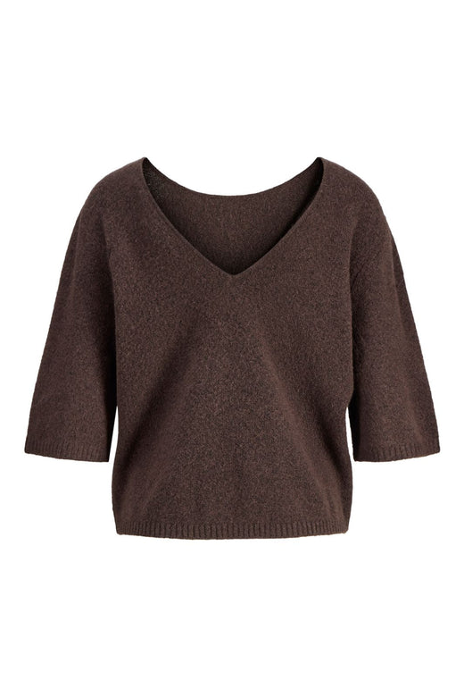 Jjxx - Jxclara Diverse Ss Knit - 4959832 Seal Brown