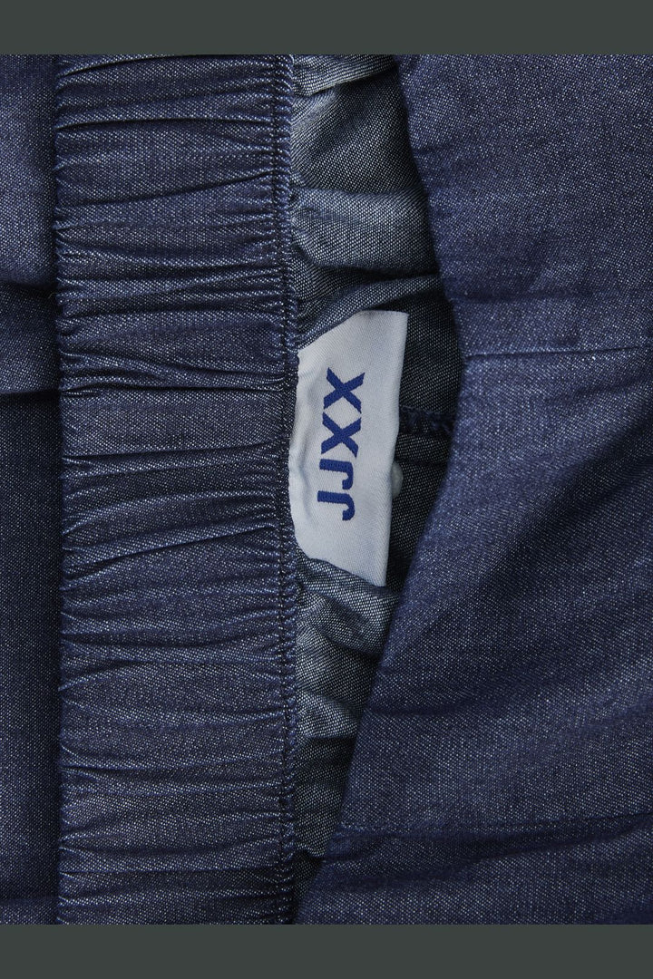 Jjxx - Jxdebby Chambrey Wide Pants - 4954871 Dark Blue Denim