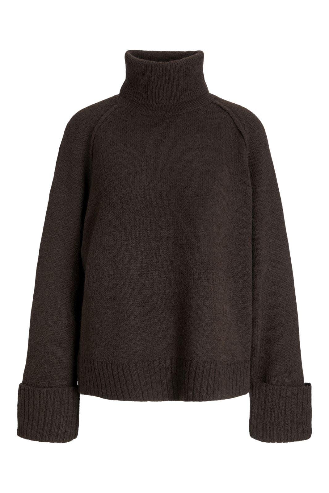 Jjxx - Jxellinora Raglan Roll Neck Knit Ln - 4815076 Bracken