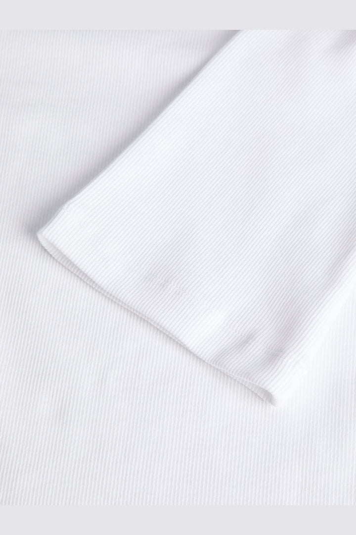 Jjxx - Jxfifi Str Boatneck Ls Wide Top - 5200676 Bright White