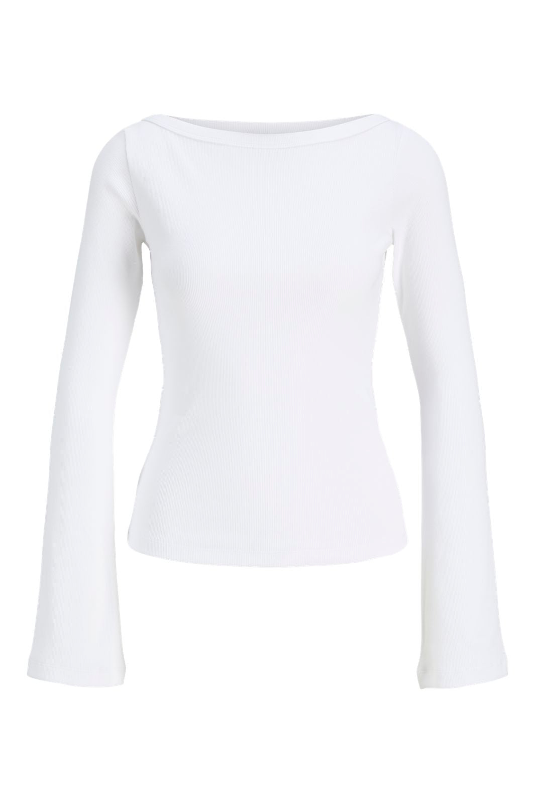 Jjxx - Jxfifi Str Boatneck Ls Wide Top - 5200676 Bright White