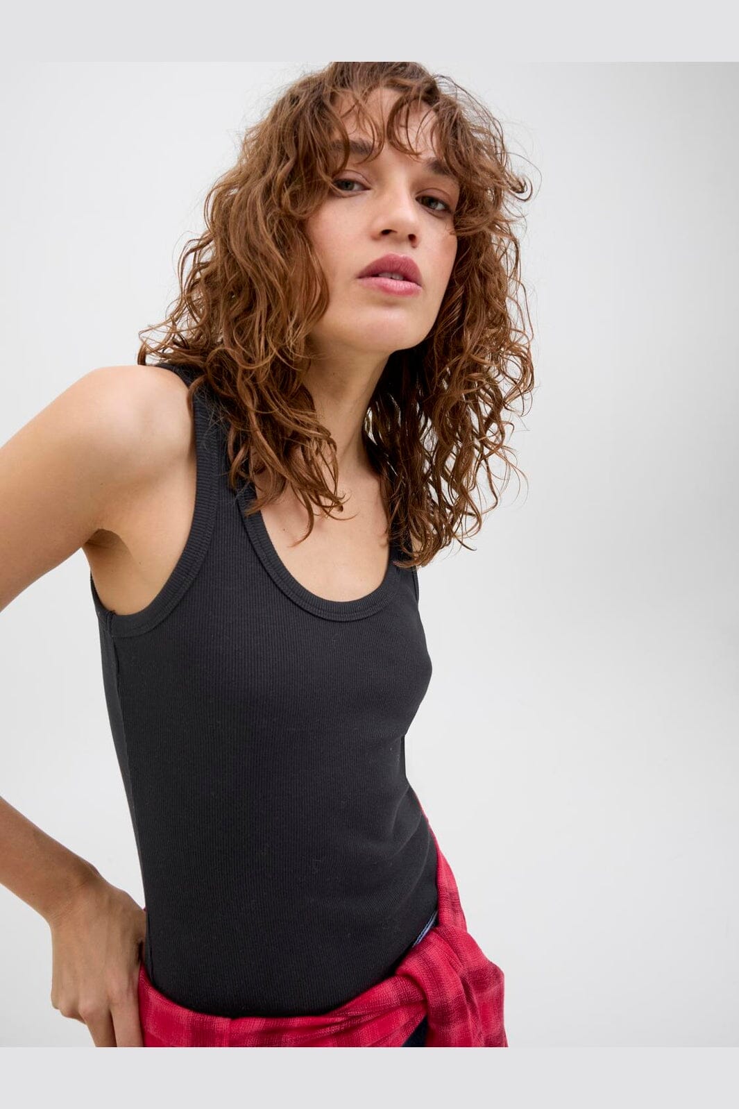 Jjxx - Jxfrida Sl U-Neck Top - 4792640 Black