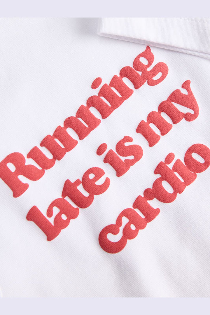 Jjxx - Jxgigi Str Ss Print Tee Stydaw25 - 5059616 Bright White Running Late