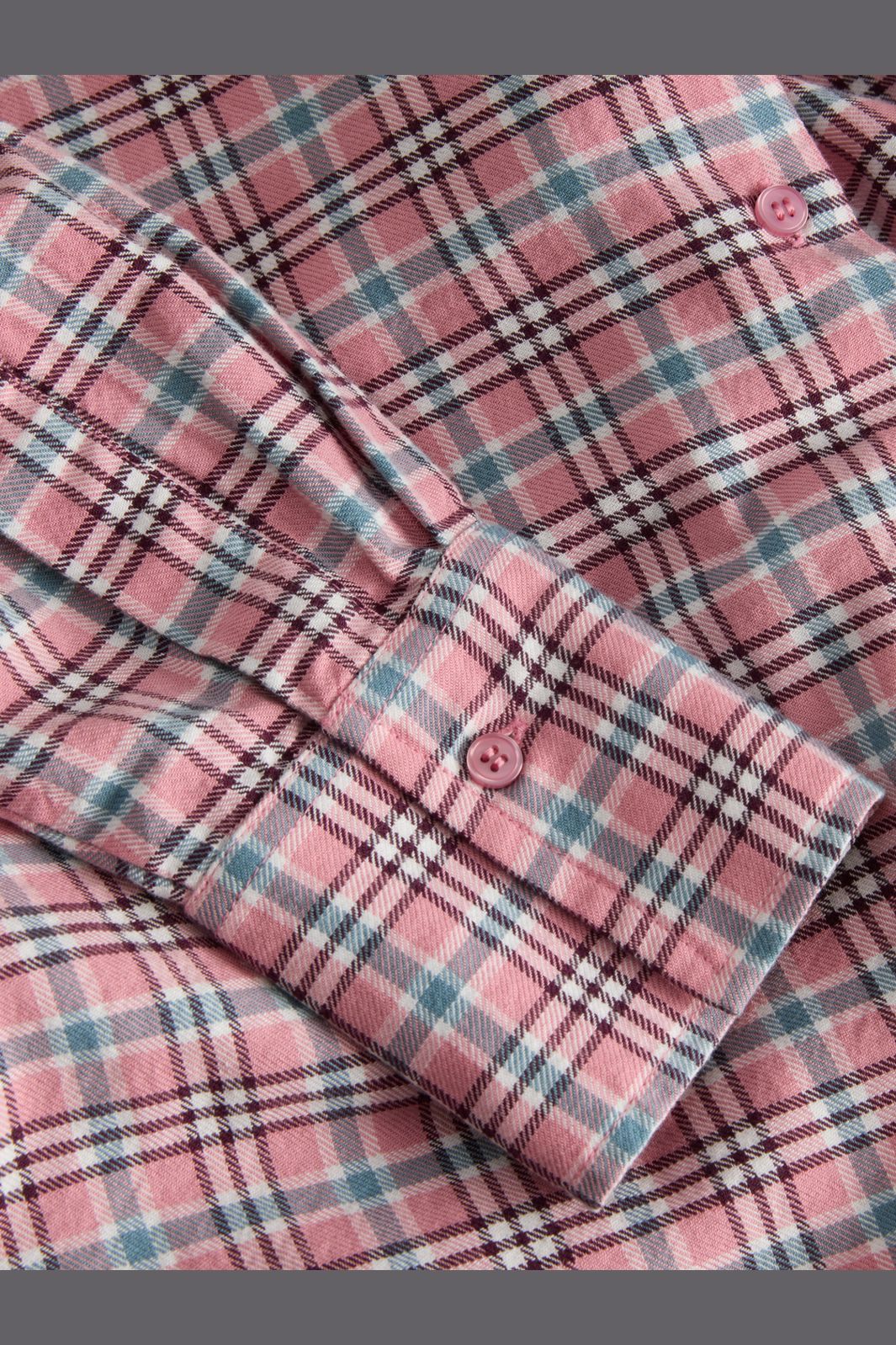 Jjxx - Jxjamie Check Flannel Ls Short Shirt - 5040719 Orchid Smoke Skyway
