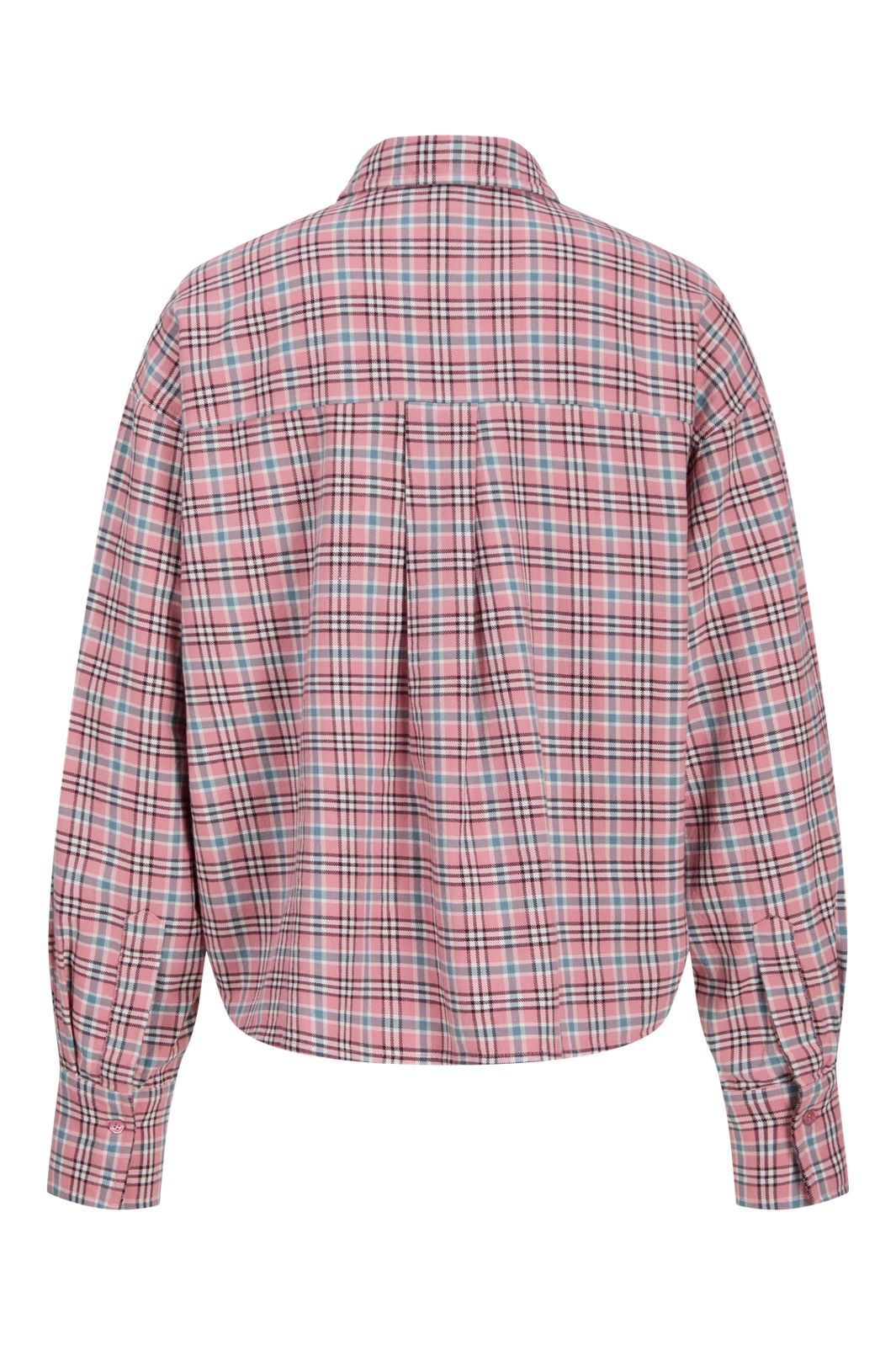 Jjxx - Jxjamie Check Flannel Ls Short Shirt - 5040719 Orchid Smoke Skyway