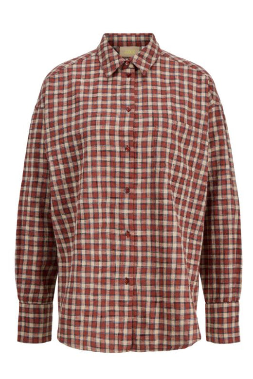 Jjxx - Jxjamie Flannel Detail Shirt - 5031556 Picante Checks Skjorter 