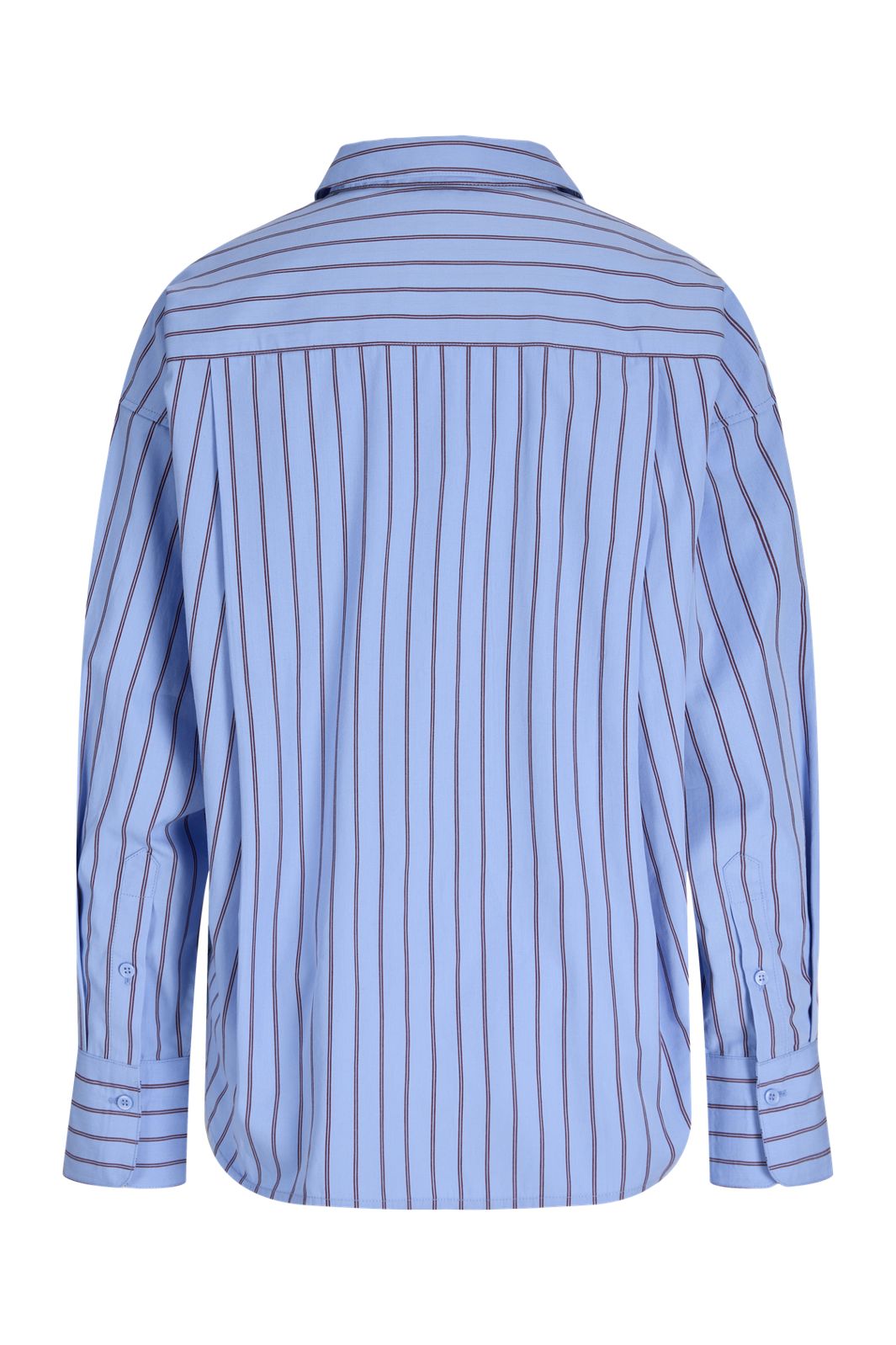 Jjxx - Jxjamie Ls Relaxed Poplin Shirt - 4903188 Vista Blue Cabernet