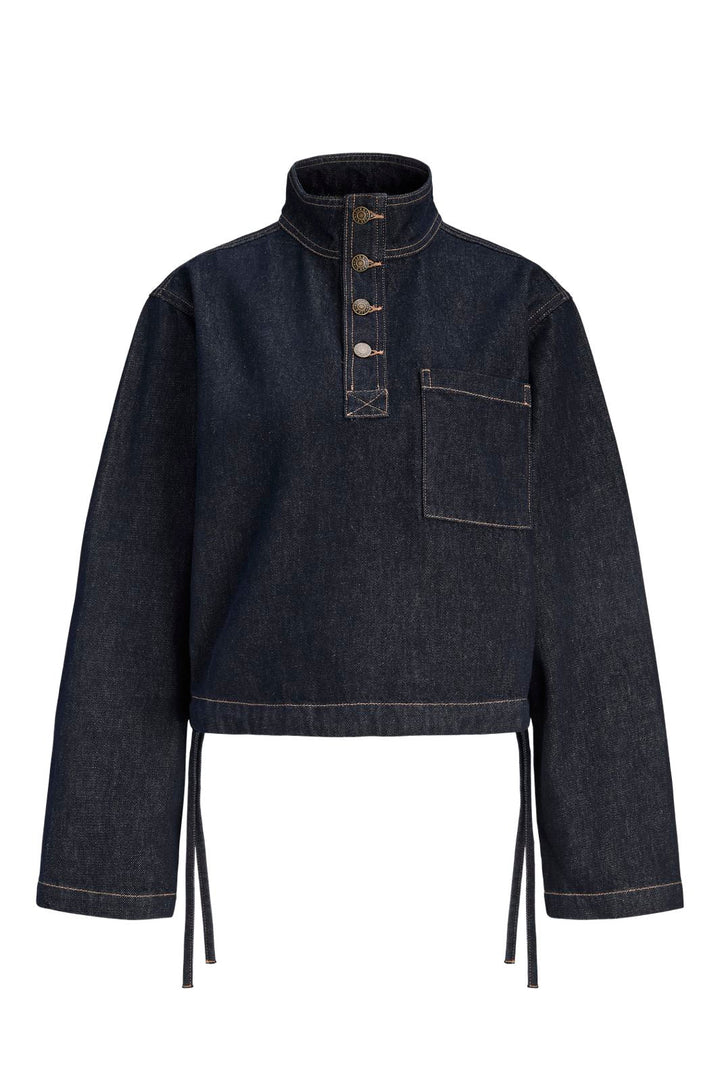 Jjxx - Jxlaila Ls Denim Pullover R326 - 4998826 Dark Blue Denim
